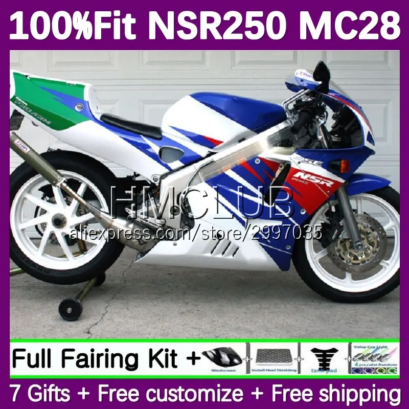 Injection Fairing For HONDA blue factory NSR250 NSR 250 R MC28 PGM4 35No.7 NSR250R 95 96 97 98 99 NSR 250R 1995 1996 1997 1999