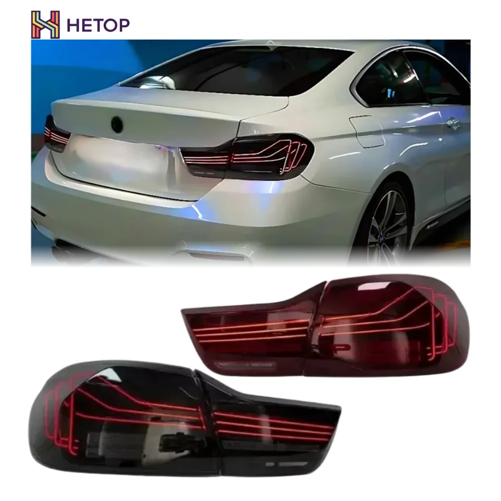 

HETOP F32 2013-2020 F33 F36 F82 425i 4 Series M4 Rear Lamp LED Plug and Play DRL CSL Laser Style Accessories for BMW Taillights
