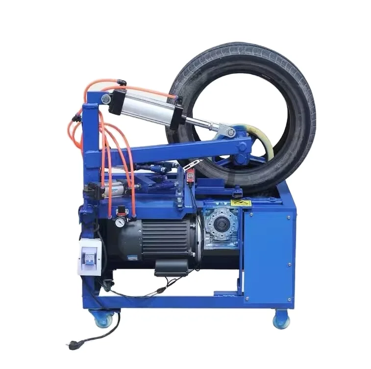 

Waste Scrap Tyre Tread Sidewall Cutting Recycling Machine with Engine High Productivity 3-Piece Cutting Automatic China 220/380V