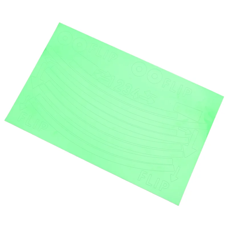 A003 pegatinas luminosas coloridas para DJI Flip pegatinas luminosas de advertencia de vuelo nocturno impermeables pegatina de cambio de Color para Dron