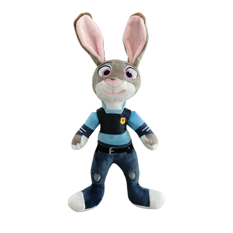 Disney Zootopia Plush Toy Nick Wilde Judith Laverne Hopps 38cm Cartoon Plush Doll Home Decor Birthday Christmas Gift