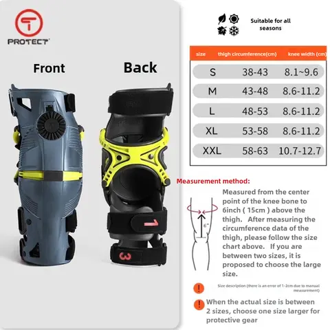 T Brand motorcykelknäskydd för terrängkörning och motorväg med mekaniskt benskydd och exoskelettskydd 8 best sales knäskydd - №4