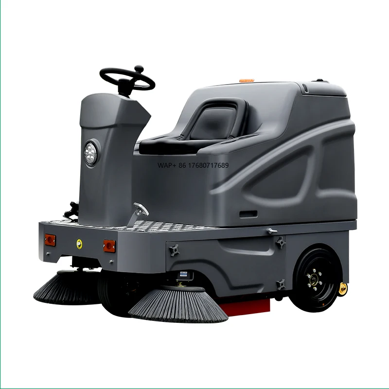 

Small Indoor Ride-On Cab Floor Sweeper Pure Electric Good Price Ride on Floor Sweeper-scrubber Mini