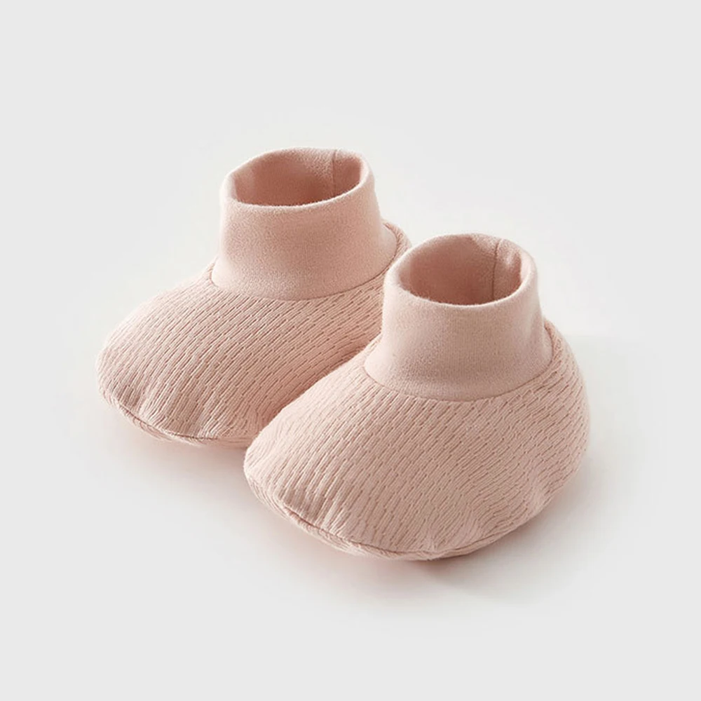 Newborn Socks 100% Cotton Spring Autumn Double Layer 0-6 Months Soft Baby Sokcs For Boys Girls