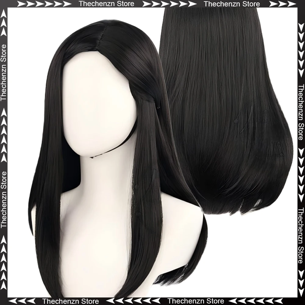 Disfraz de pirata Nico Robin, peluca de Cosplay para mujer, pelo de pirata de Anime, accesorios de disfraz con volumen adicional, accesorios para fiesta de Halloween