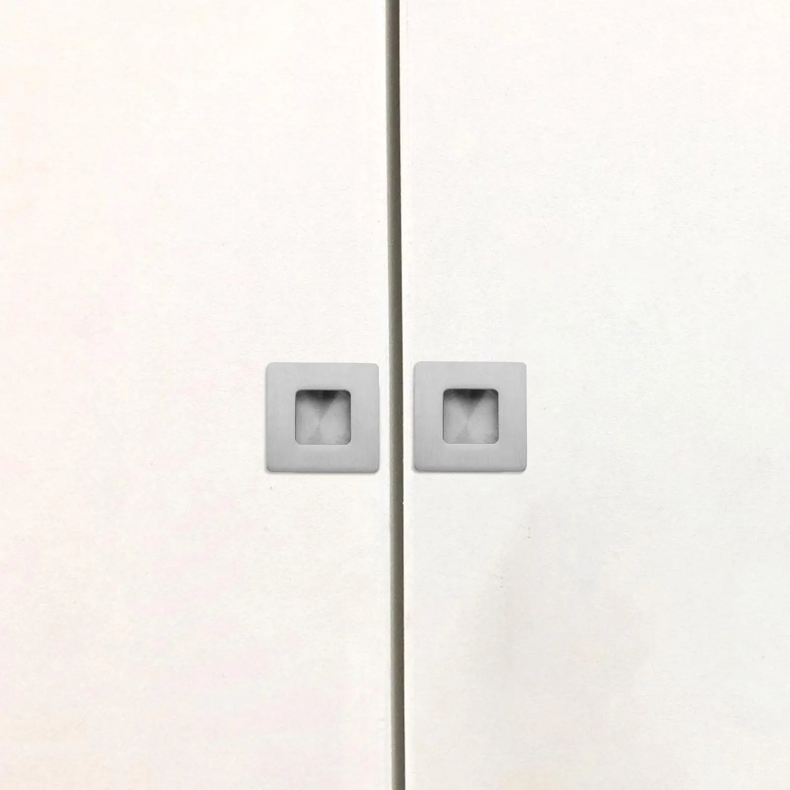 2Pcs Metal Cabinet Handles Drawer Pulls 70Mm Rust Resistant Minimalist Door Accessories Wardrobe Pull Handles for Home Room