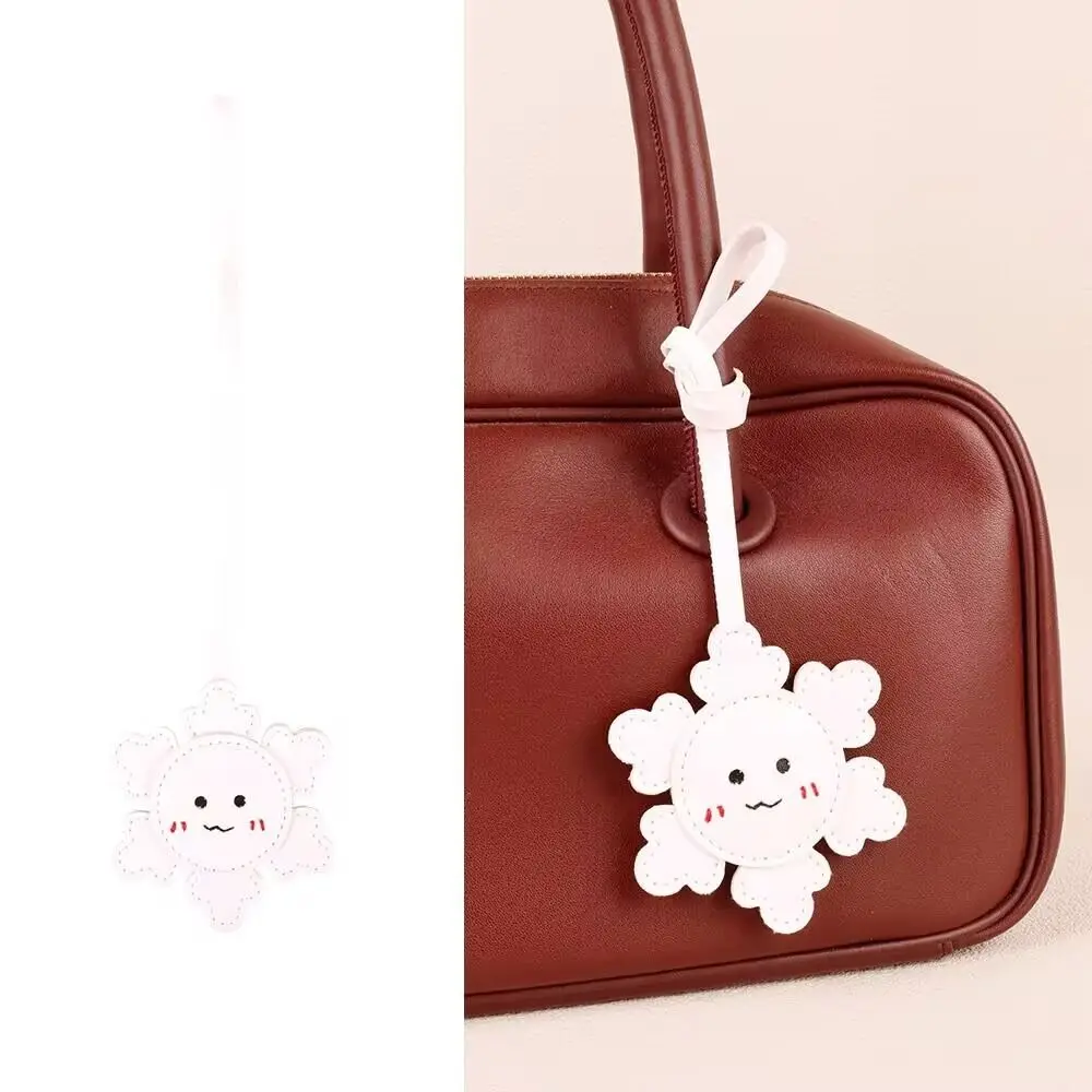 Exquisite Santa Claus Christmas Bag Charm Snowman Cartoon Pu Bag Pendant Red Christmas Hat Xmas Key Ring Men