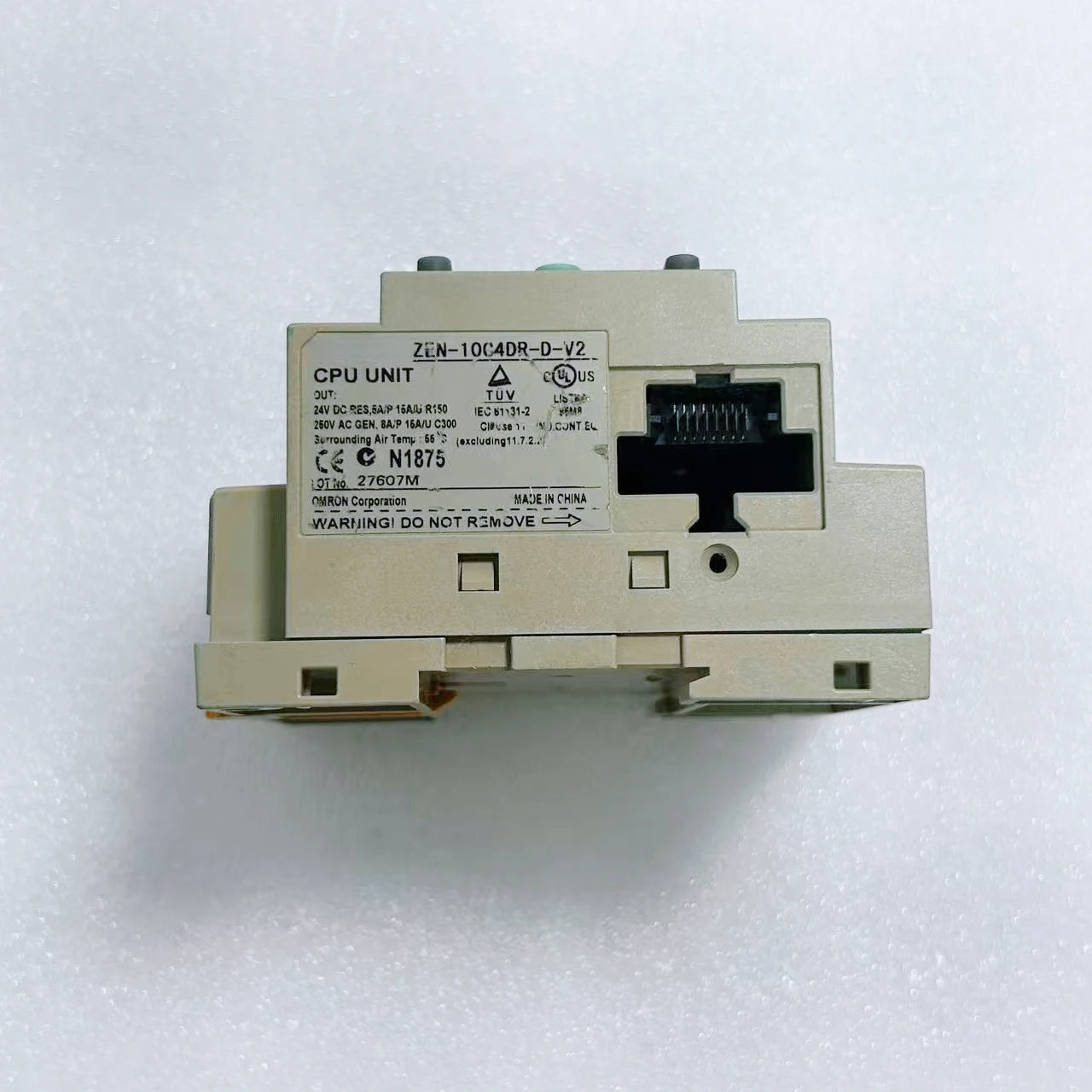 Used ZEN-10C1DT-D-V2 programming relay tested OK function intact