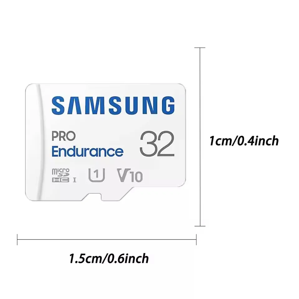 Oryginalna karta pamięci SAMSUNG PRO Endurance Micro SD 256G 128G 64GB 32GB U3 4K High Endurance TF do kamer samochodowych, kamer bezpieczeństwa i rejestratorów jazdy. — zdjęcie produktu 5