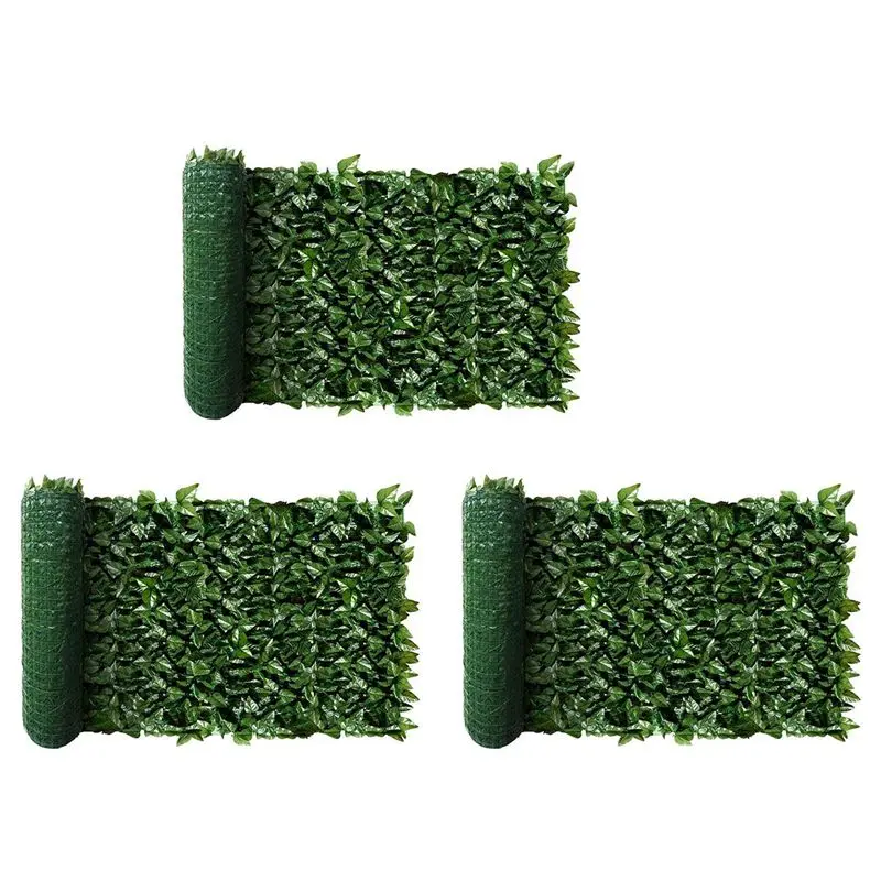 THIVN-600X Fence Wall Decoration Artificial Green Leaves Can Stretch Privacy Fence Screen Plant Leaves