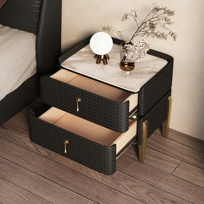 Minimalist Modern Nightstands Luxury Bedroom Small Italian Bedside Table Design Orhanizer Mesa De Cabeceira Home Furniture