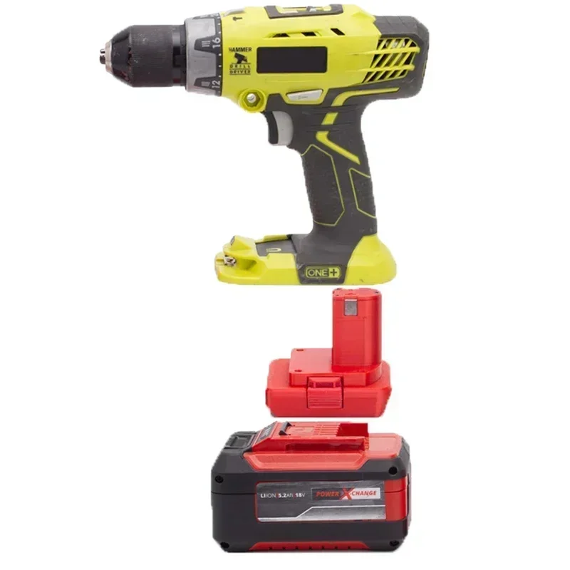 Imagem -06 - Adaptador de Bateria para Einhell X-change Ozito 18v para Ryobi e Dewalf 18 20v Conversor de Bateria de Íon-lítio Acessórios para Ferramentas Elétricas