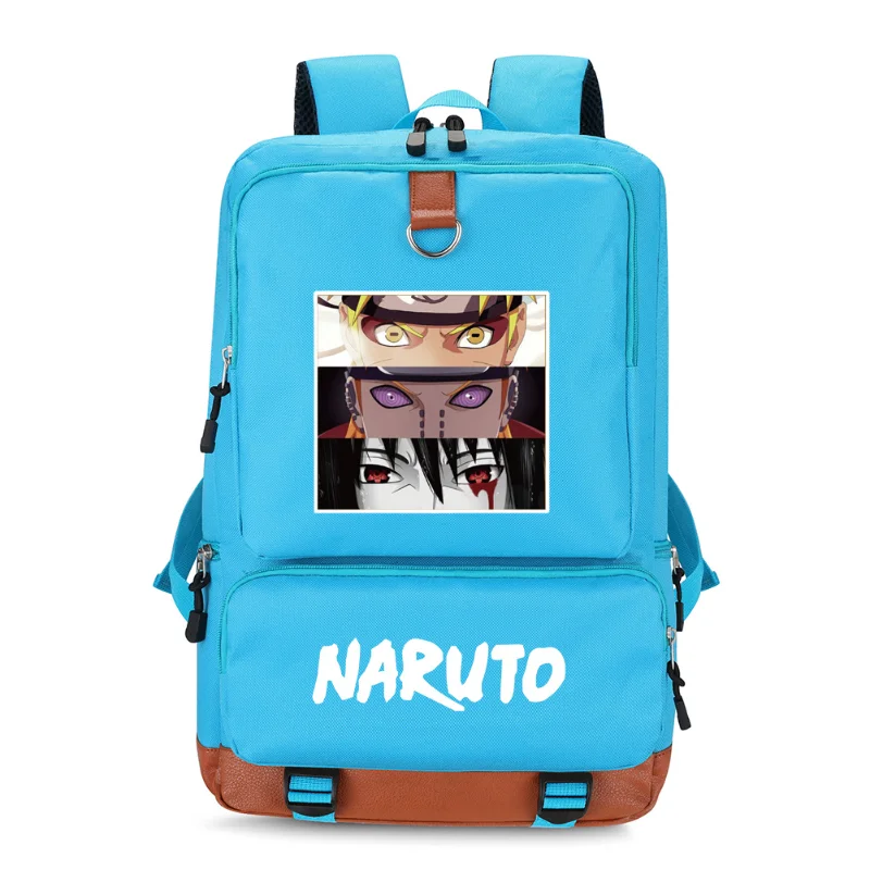 Naruto New Cartoon Student Schoolbag Large Capacity Casual and Lightweight Waterproof Stain-Resistant Backpack