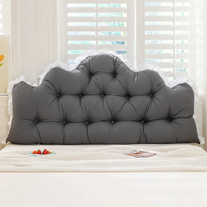 

Princess Style Bed Headboard Cover Pillow Backrest Outer Jacket Long Cushion Cover Home Textile without Core