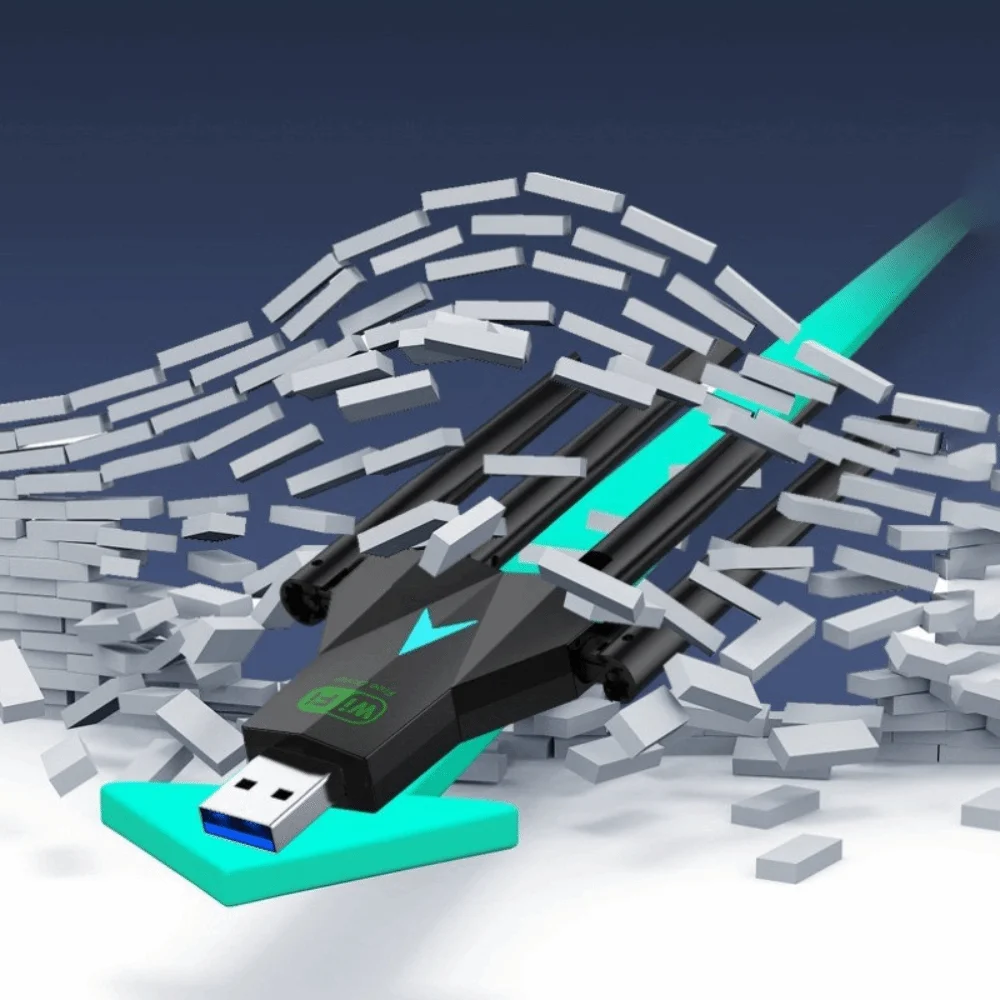 

Дизайн с 4 антеннами, двухдиапазонный Wi-Fi USB-адаптер, интерфейс USB3.0, двухдиапазонный 2,4G/5Ghz, 1300 Мбит/с, Wi-Fi-ключ, мощный драйвер, бесплатно