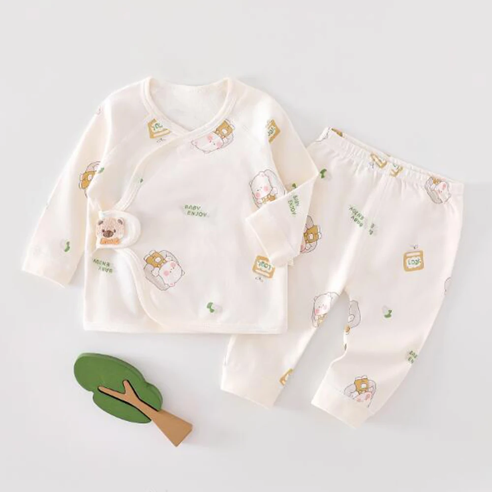 Baby Boy Halloween Outfits Combed Cotton Long Sleeve Tops Pants 2Pcs Spring Autumn Winter Newborn Clothes Baby Girl Sets