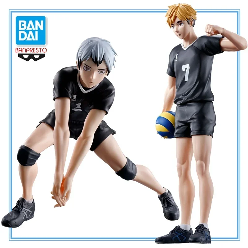 

In Stock Bandai Banpresto Haikyu Posing Figure Shinsuke Kita Miya Atsumu Figure Anime Action Model Collectible Toys Gift