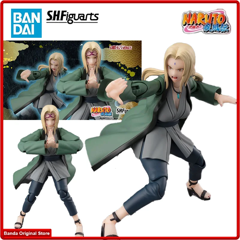 100% In Stock Original Bandai S.H.Figuarts SHF Tsunade The Legendary Medical Ninja of The Hundred Great Masters Anime Model Toys