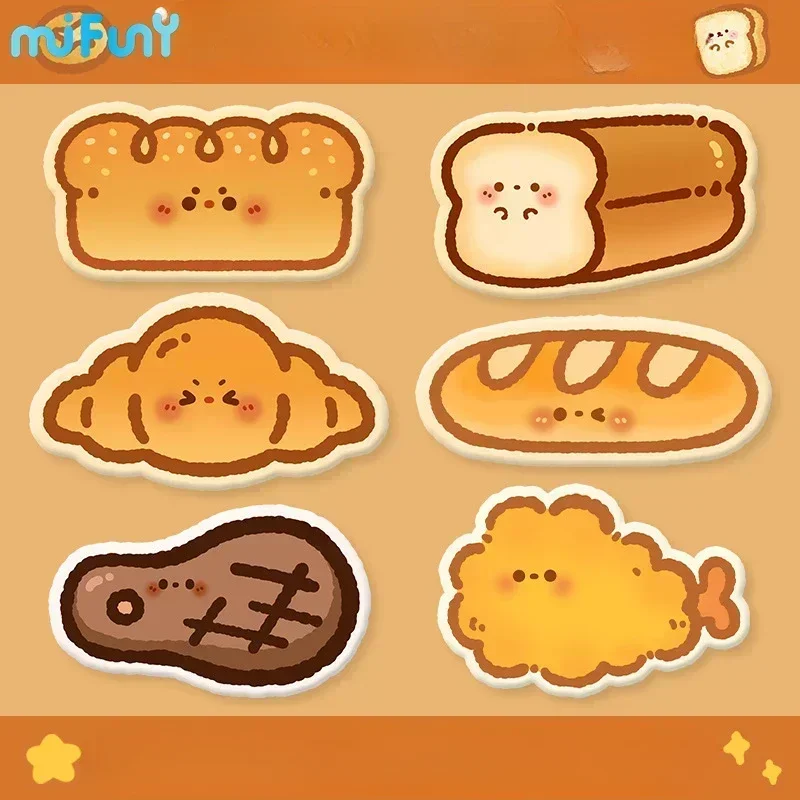 Mifuny Kawaii Toast Handrest Mini gelang tangan silikon lucu sandaran tangan Anime bantal untuk kantor mengetik Aksesori game