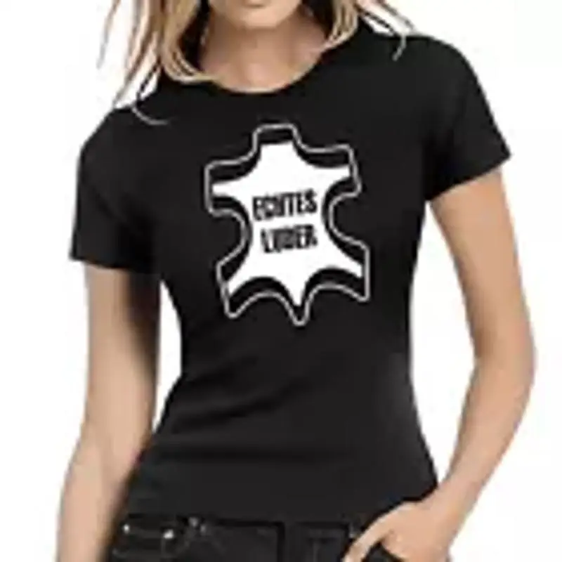 

Real Vixen Leather Fun Sayings Fun Comedy Satire Lady Women Girlie T Shirt