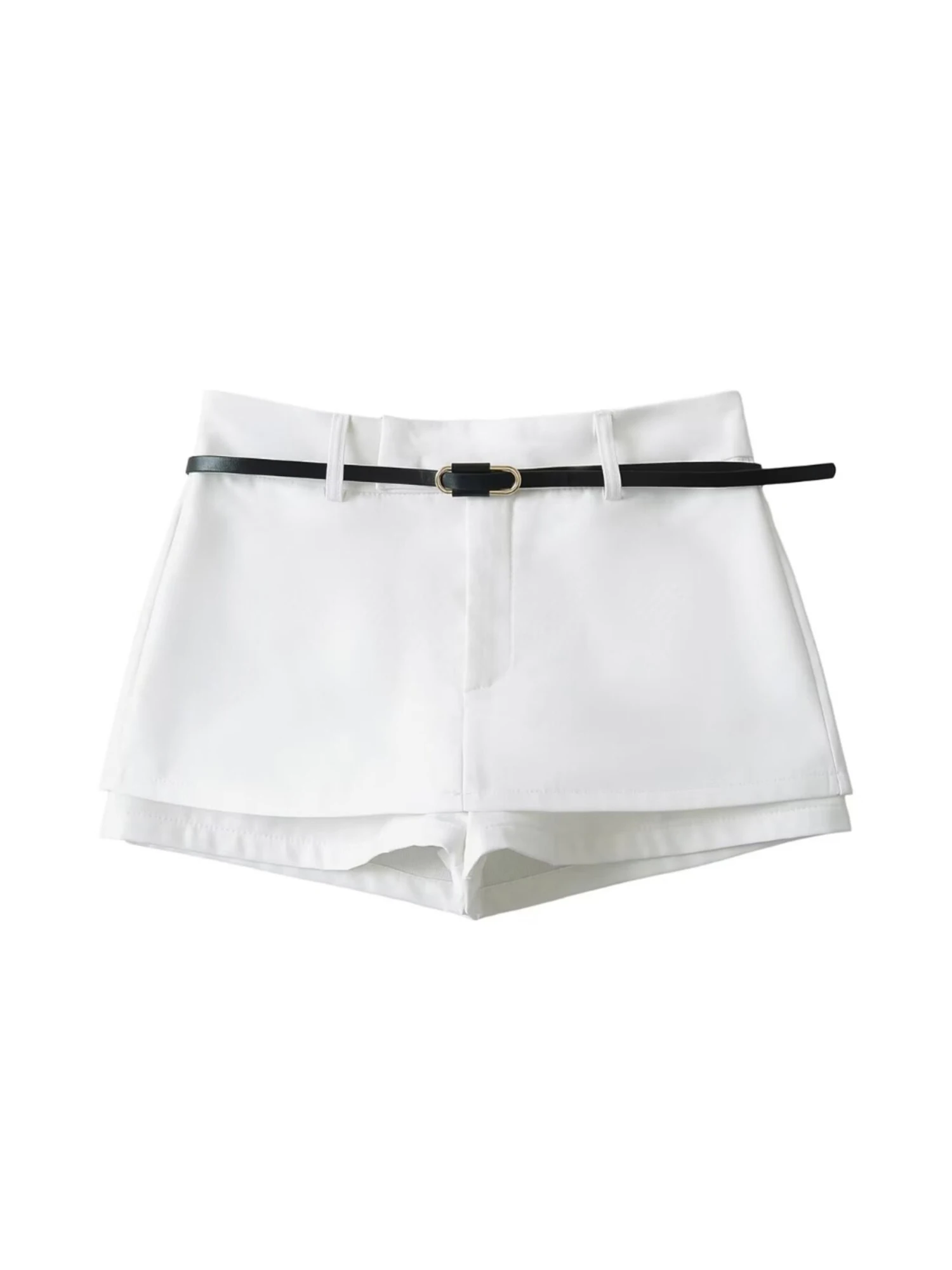 Damen Dunkelgrauer Minirock Vintage 2000er Jahre Hohe Taille Shorts Rock Harajuku Koreanischer Stil Y2k A-Linie Kurzer Rock Sommerkleidung