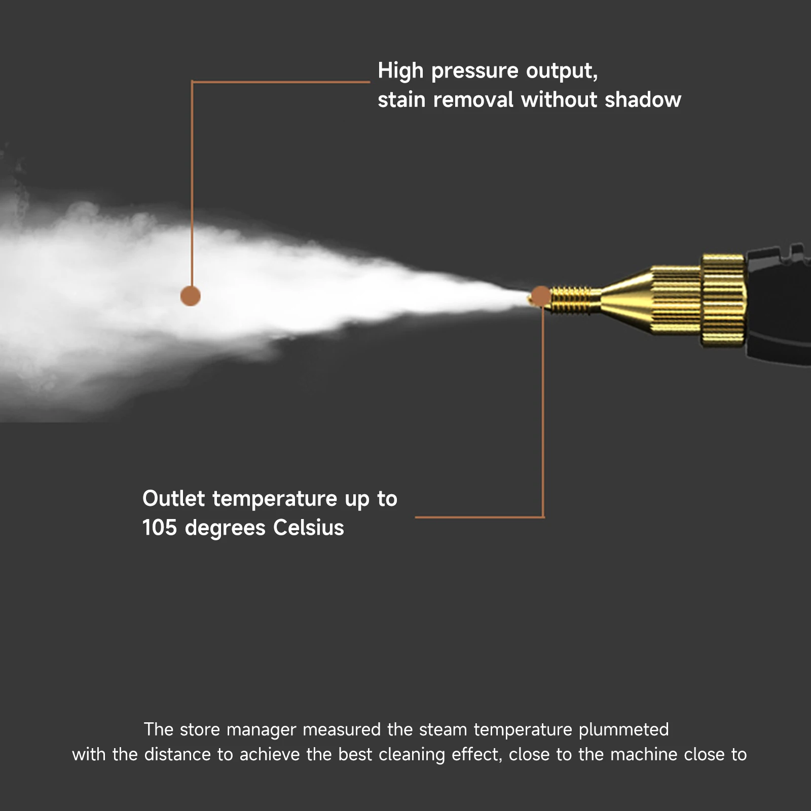 2500 واط ارتفاع ضغط ارتفاع درجة الحرارة البخار نظافة مكيف الهواء المنزلي غطاء فوق البوتاجاز لإخراج الأدخنة جدار التلوث التعقيم الأنظف