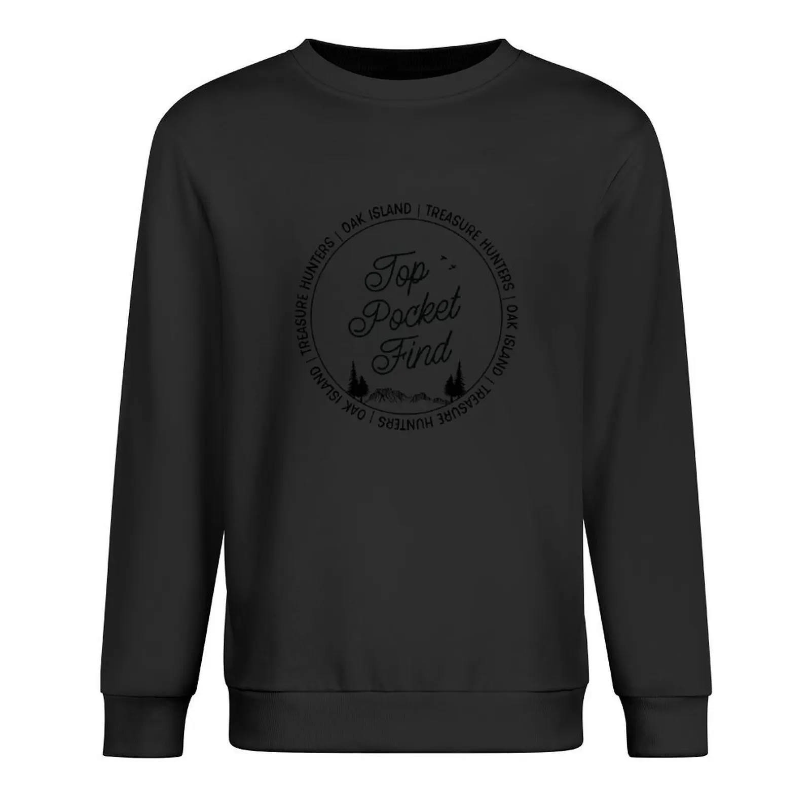 

Top Pocket Find Oak Island Pullover autumn anime clothing aesthetic clothing men's winter sweater autumn sweatshirt