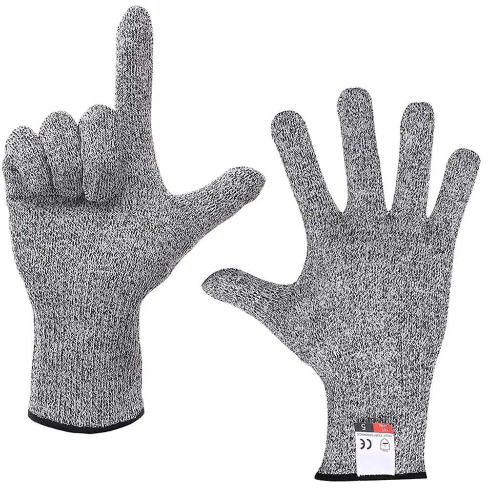 New HPPE Fishing Gloves Level 5 Household Products Protective Gloves Wear-resistant Anti-slip Gloves Fishing