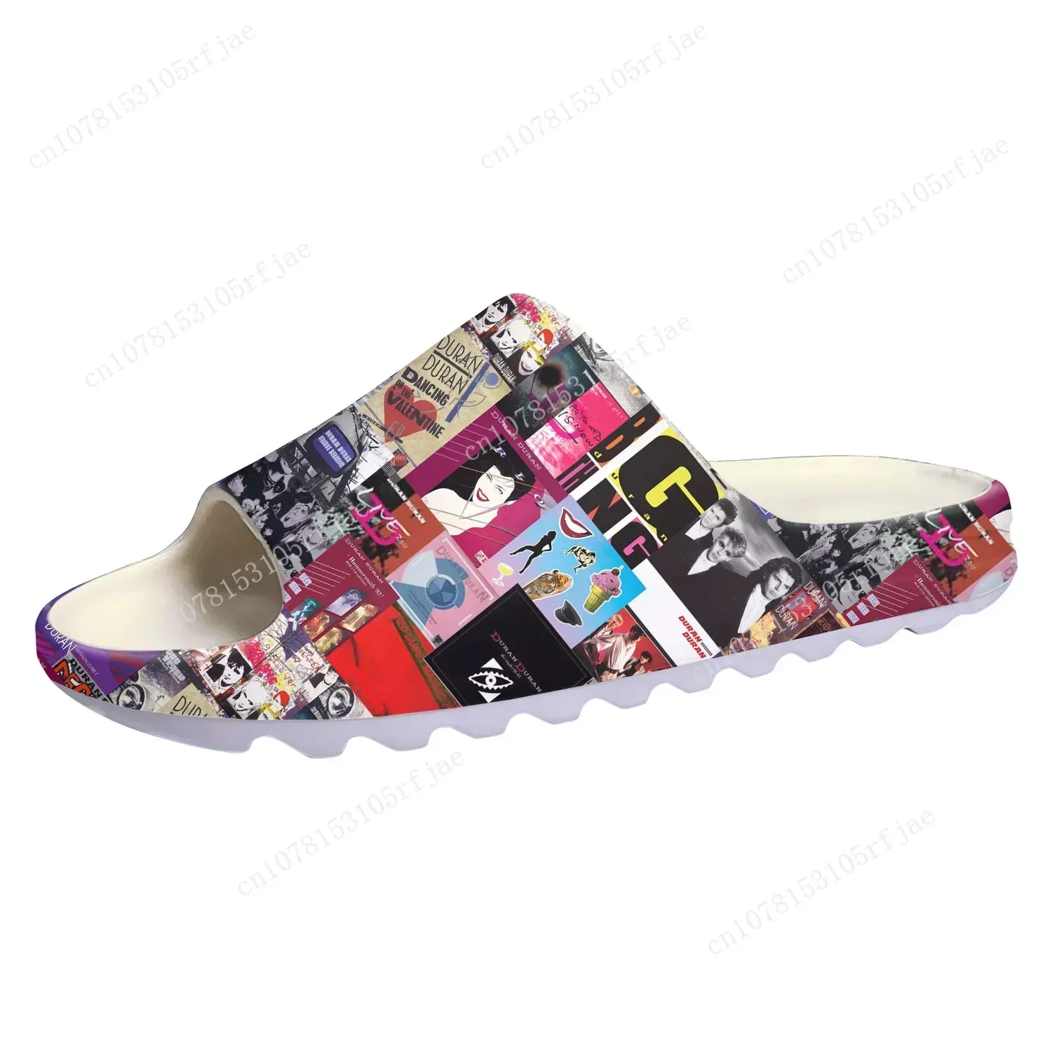Duran Duran Dance Rock Band Soft Sole Sllipers Home Clogs Step on Water Shoes Mens Womens Teenager Customize on Shit Sandals