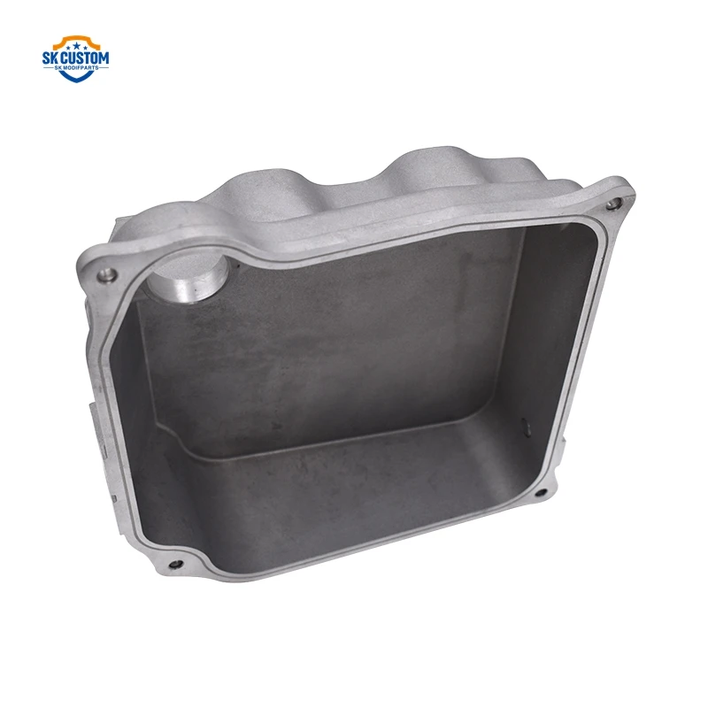 SK CUSTOM Transmission Oil Pan For Volkswagen Audi Golf MK7 DSG 7 Speed Gearbox Aluminum Alloy Oil Pan DQ380 500 381 0GC325201G