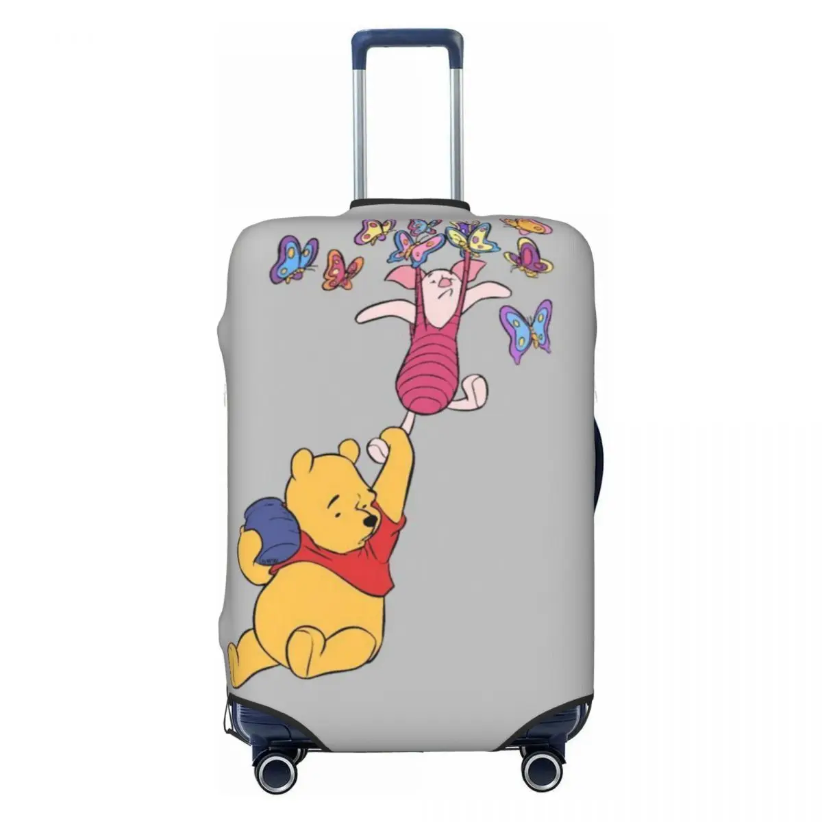 

Custom P-Piglets Anime Big Movie Travel Luggage Cover Dust Proof Suitcase Cover Protector Fit 18-32 Inch