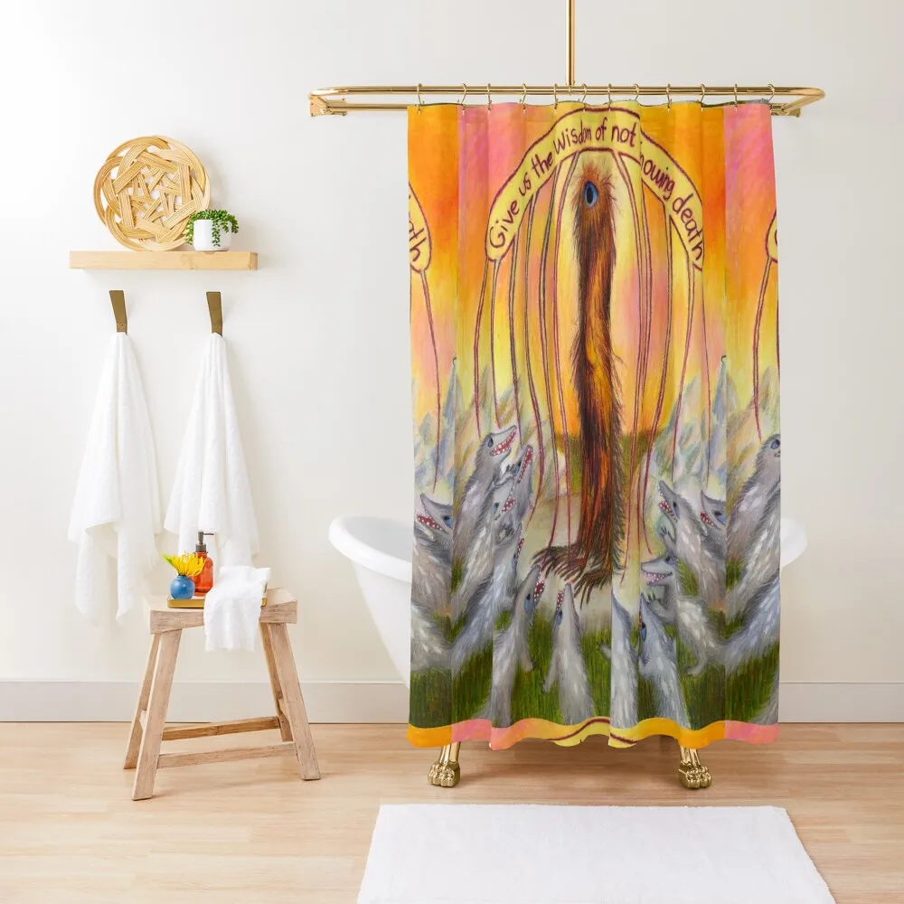 

Give Us the Wisdom of Not Knowing Death Shower Curtain For Bathroom Accessories For Shower And Services Bathroom Deco Curtain