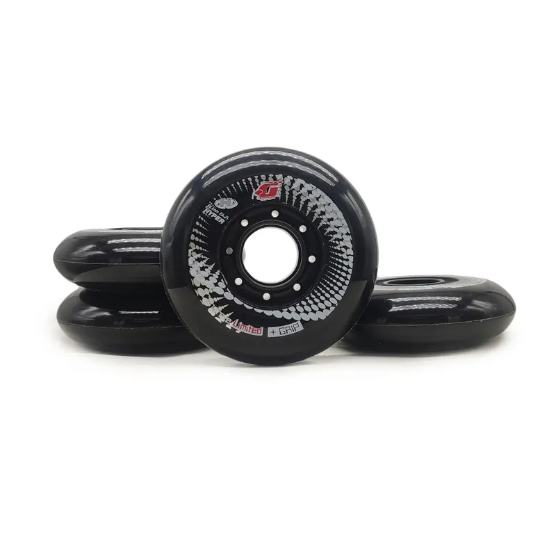 4 pcs/lot Hyper +G Inline Skates Wheel 84A + Grip Freedom Concrete Roller Skating Rodas for SEBA High HV HL IGOR KSJ WFSC Carbon