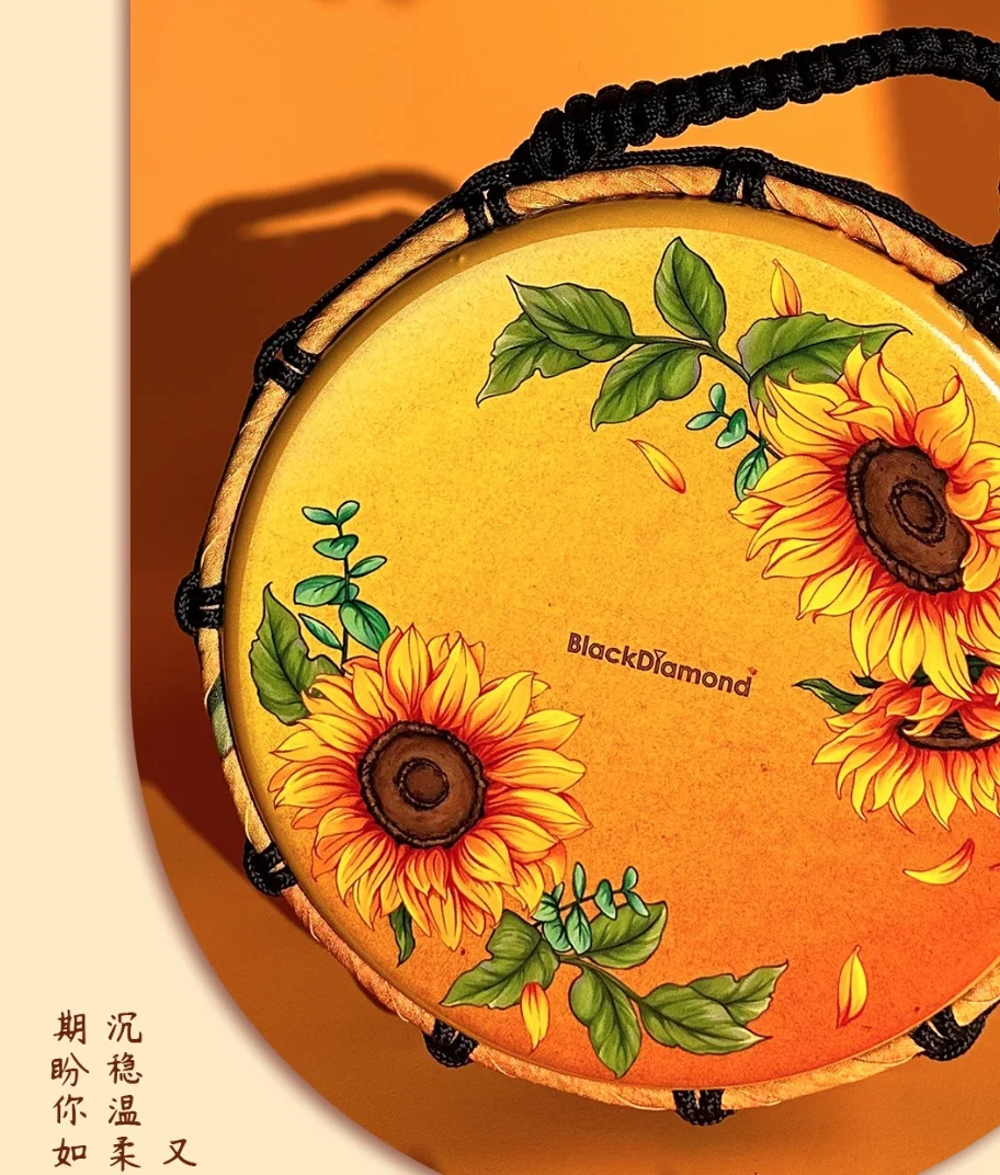 Fotografia 3: Girassol cor Africano Drum Table, percussão instrumento, 10 polegadas