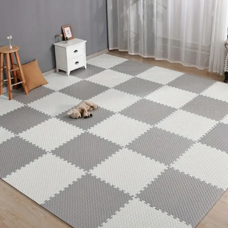 New 60x60cm Children's Room Puzzle Rug EVA Foam Interlocking Non-Slip Exercise Mat Baby Playroom Gym Floor Mat Home Decor view 3