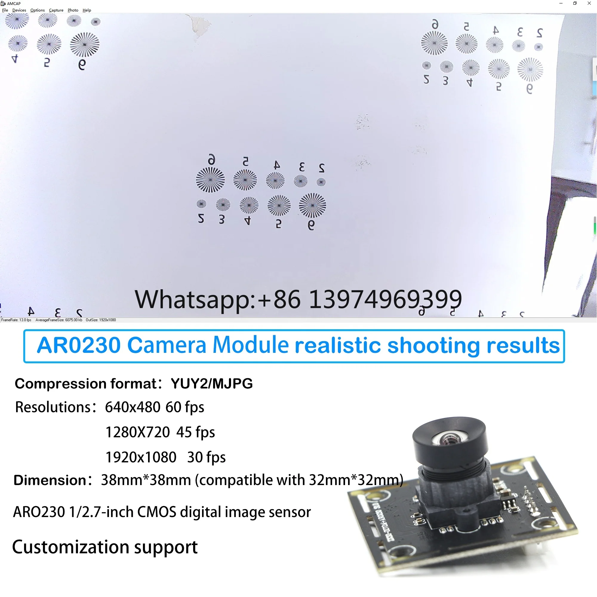 HZ OEM AR0230 CMOS 2MP HD 100D Wide Angle Lens WDR MINI ATM Vending Machine Kiosk USB 2.0 Industrial fisheye Camera Module 1080P