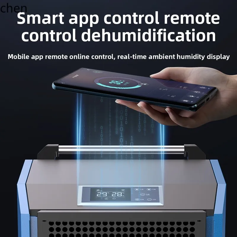 HTT dehumidifier industrial warehouse, high power dehumidifier basement warehouse moisture removal dryer