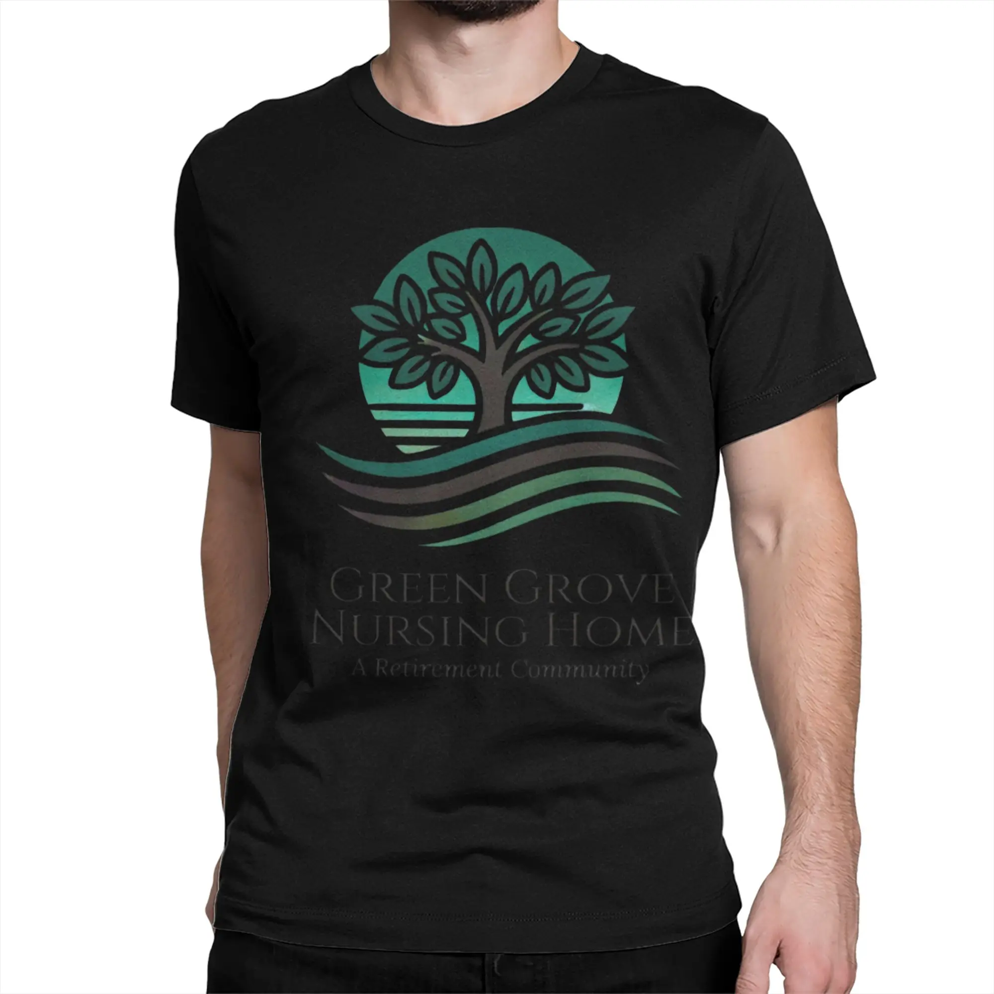 Men Women T-Shirts Green Grove Nursing Home A Retirement Community Family Tribute The Sopranos Cotton Tees Short Sleeve  T Shirt