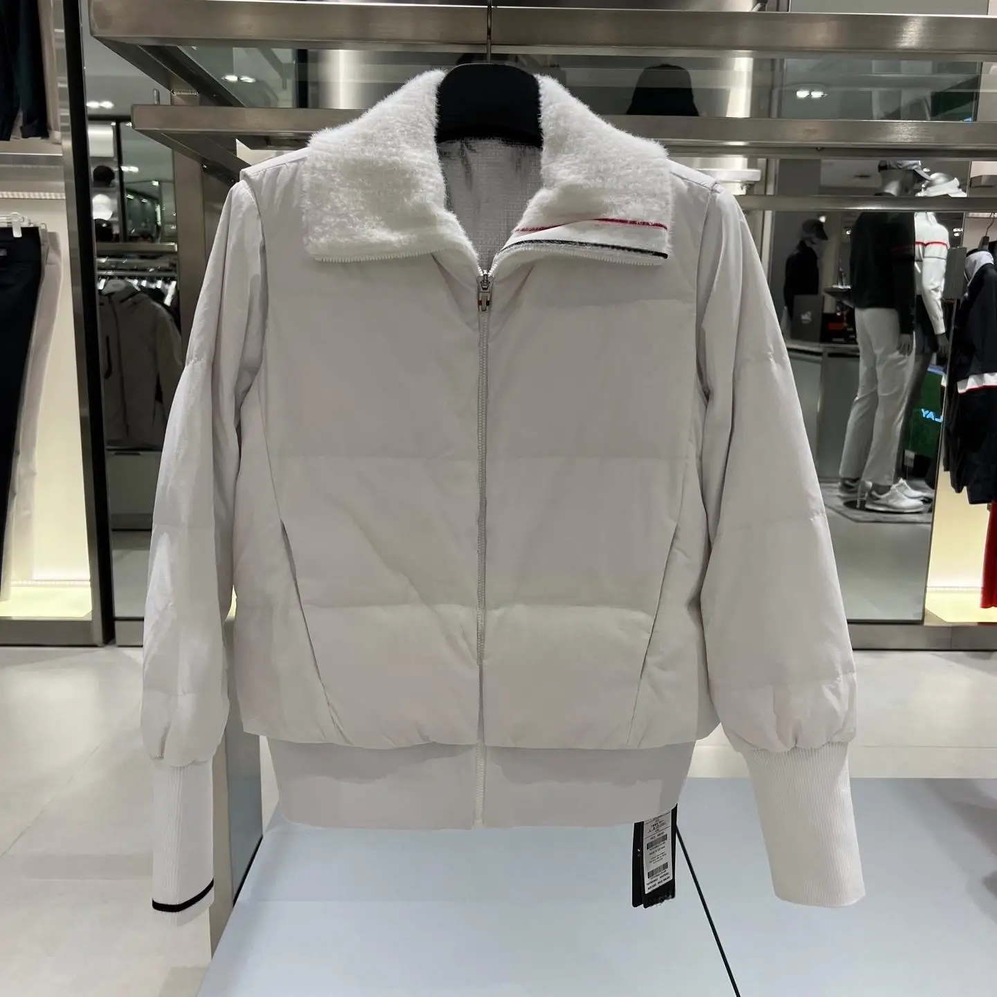 2026 Clearance Sale-Ladies Golf Long Sleeve Zip Jacket Autumn Winter Convertible Stand‑Turn‑Down Collar Casual Sports Outerwear