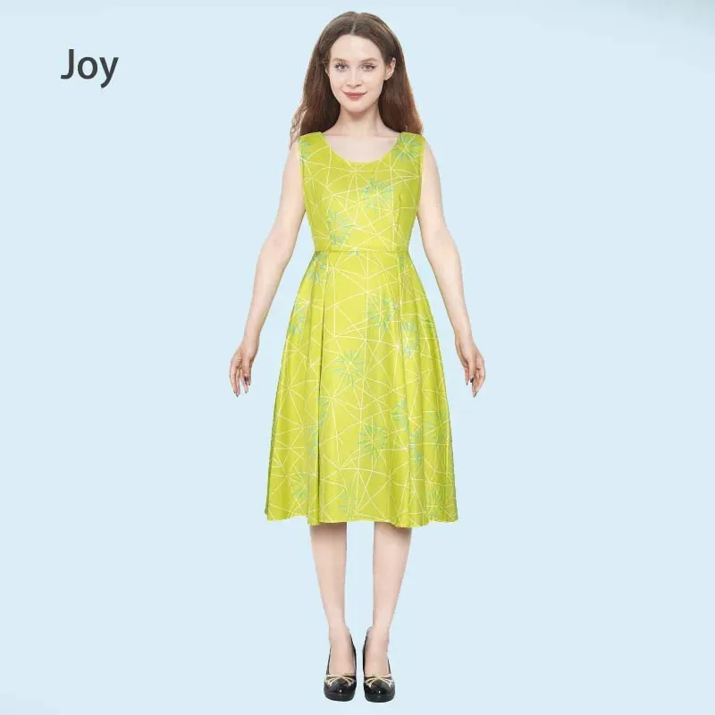 

Women Girls Cosplay Inside Outt Women Girls Anime Joy Dress Outfits for Halloween Intensa Mente Vice Versa Joy Cosplay Costume