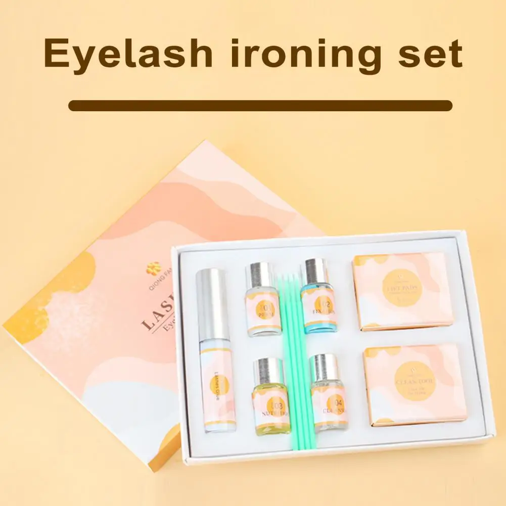 Easy-to-use Lash Technician Equipment Eyelash Perming Agent Professional Eyelash Perming Kit Long-lasting Curling for Beginners