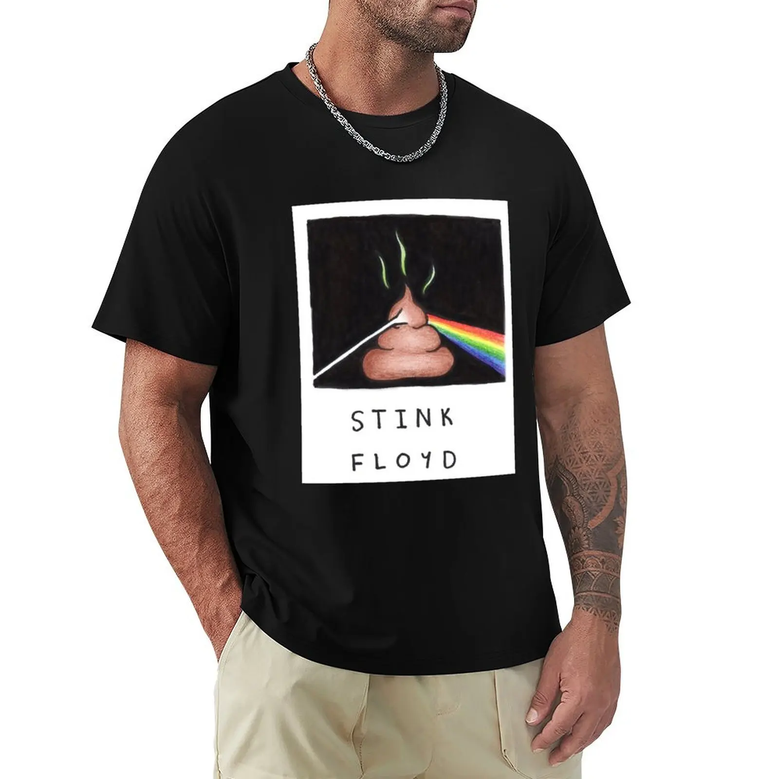 

Stink Floyd T-Shirt Funny t-shirt boys whites plus size tops Short sleeve tee men