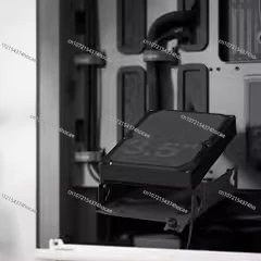 Casing Fractal Process Full Tower Mesh Pendingin Udara Utama Kaca untuk Desktop