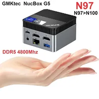 GMKtec G5 N97 Mini PC Windows 11 Pro DDR5 4800Mhz 12GB 256GB NGFF SSD WIFI5 BT4.2 1000M LAN Pocket PC Computer VS N100 Mini PC