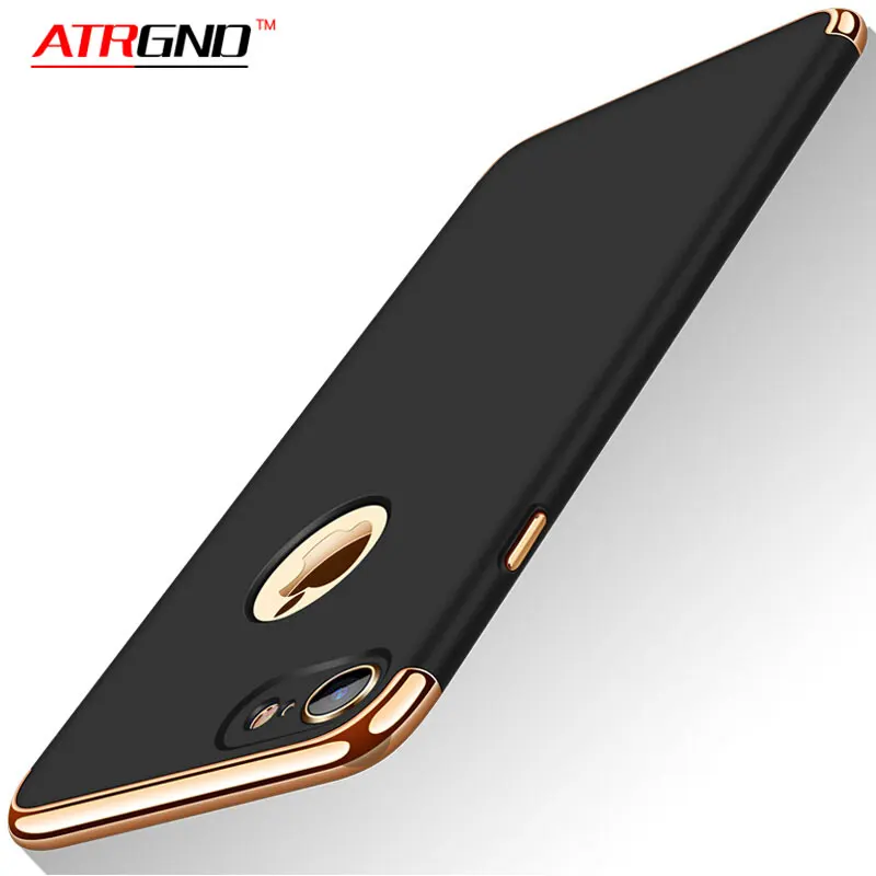 Luxury Plating Phone Case For iphone 6 6s 7 8 Plus 5 s SE X XR XS 11 12 Pro Max Mini Matte Hard Cover For iphone 13 14 Case Capa