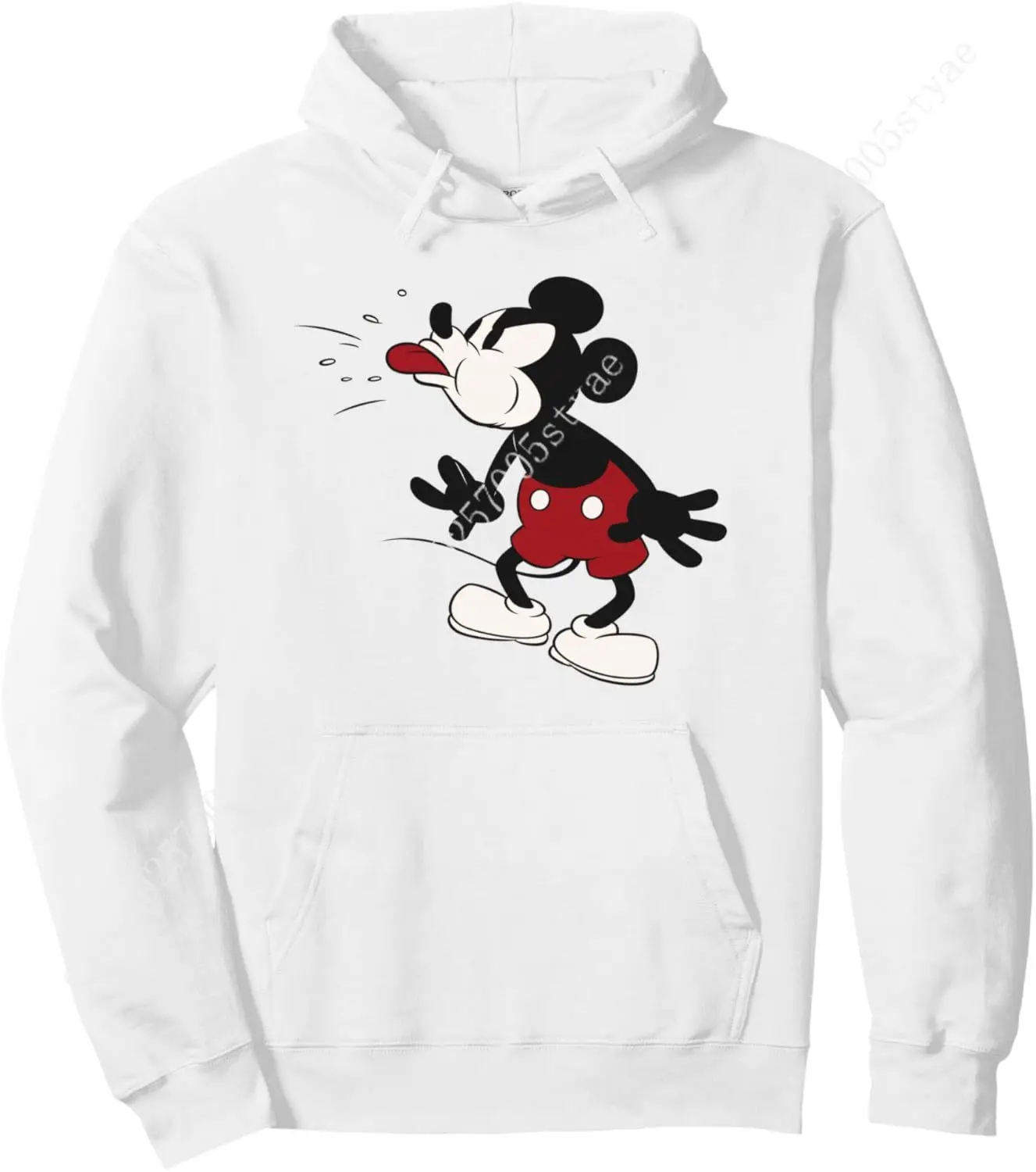 

Disney Mickey And Friends Classic Style Retro Mickey Angry Pullover Hoodie