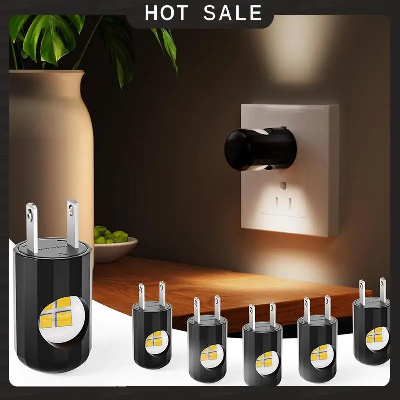 24-Hour Delivery LED Night Light 6 Pack Plug-In Wall Outlet Light, Dusk To Dawn Illumination, Ambient Lighting For Bedroom Hallw