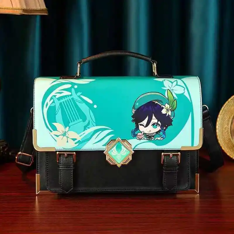 Anime Genshin Impact Kaedehara Kazuha Bag Cosplay Theme Backpack Fashion Messenger Bag Itabag