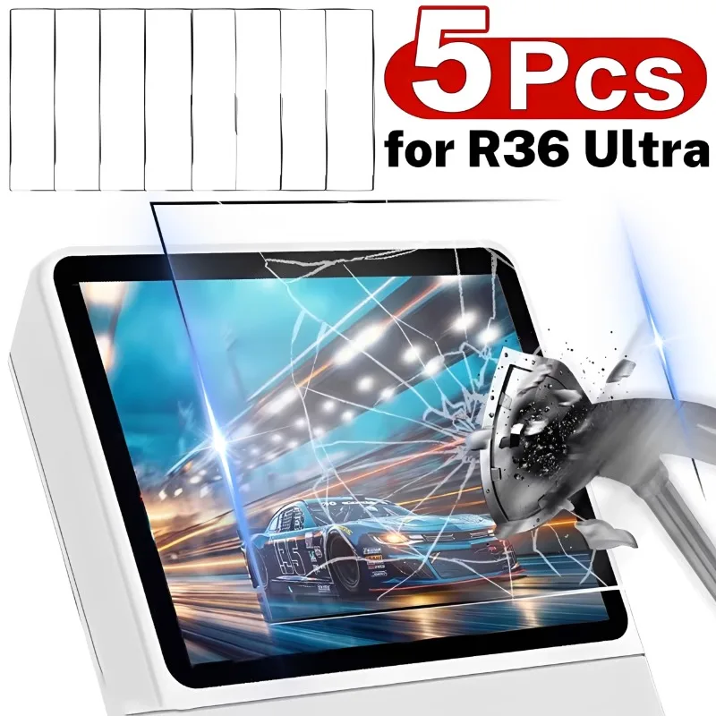 

1-5PCS Tempered Glass for R36 Ultra Handheld Game Console 9H Hardness Screen Protectors Clear Glass Films Cover for R36 Ultra
