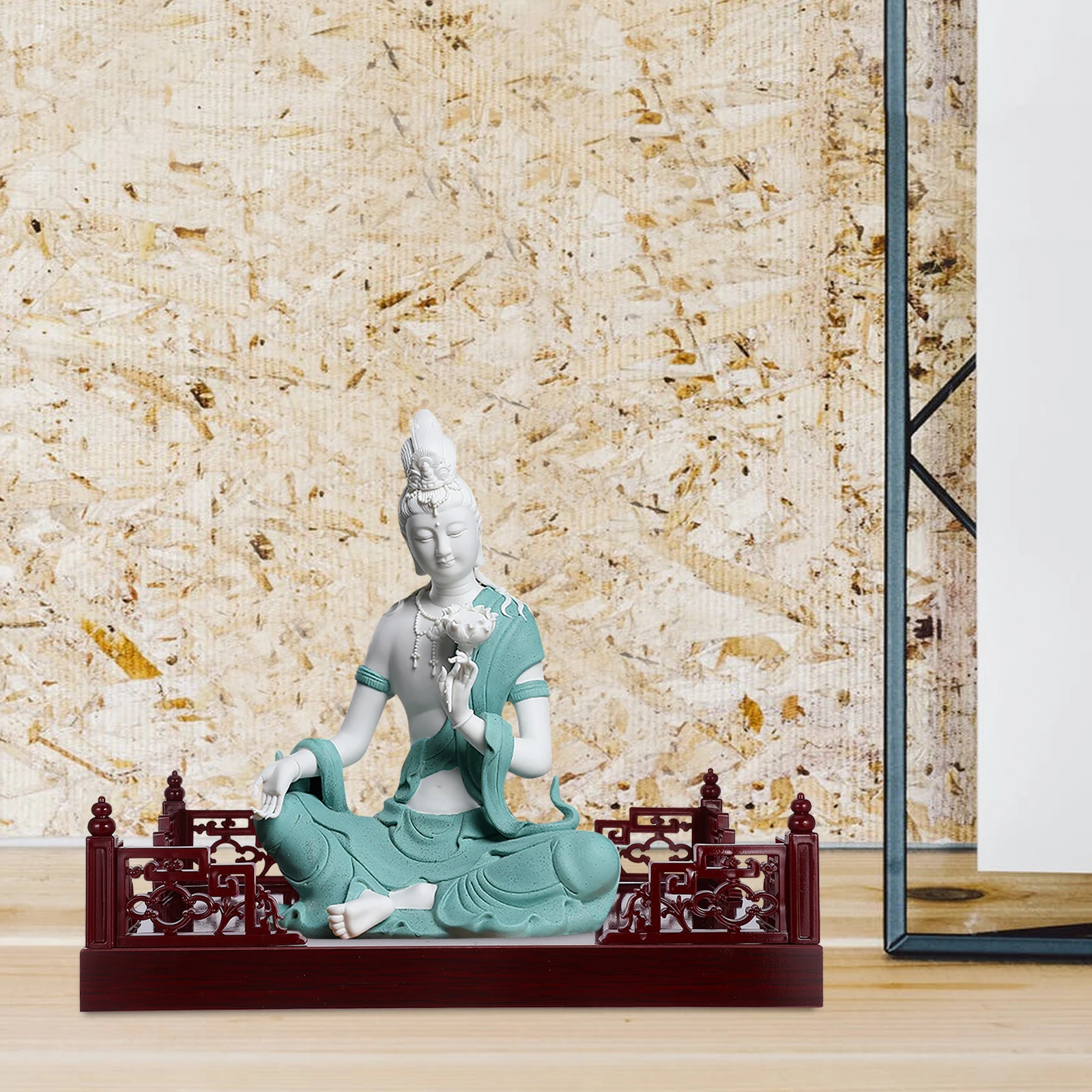 

Wall Hanging Buddha Desk Sturdy Built Long Life Safe Practical Worship Table Home Furniture